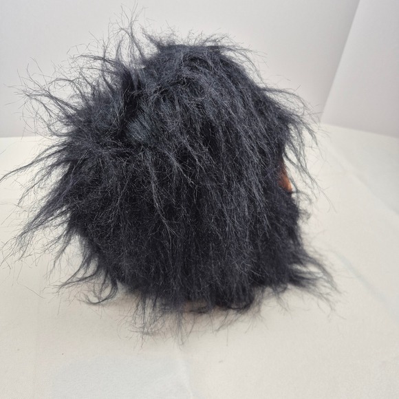 Vtg Halloween Mask Pig Ghoul Monster Latex Hair Blue Eyes Sri Lanka 80s 90s - Picture 8 of 16